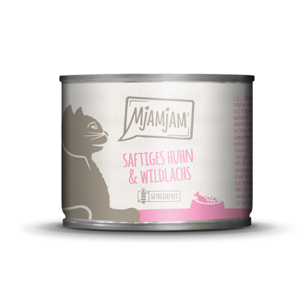 Mjamjam Katze saftiges Huhn&Wildlachs - 3